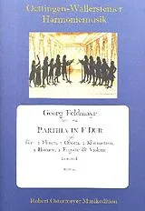 Johann Georg Feldmayr Notenblätter Parthia in F-Dur für 2 Flöten, 2 Oboen