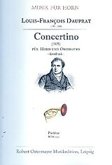 Louis-Francois Dauprat Notenblätter Concertino für Horn und Orchester