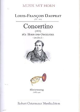 Louis-Francois Dauprat Notenblätter Concertino für Horn in Es (corno mistro)