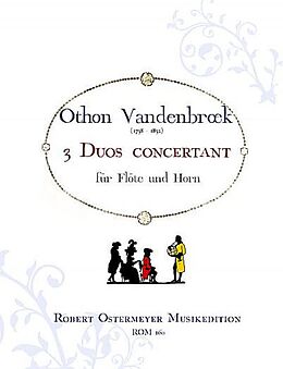 Othon Vandenbroek Notenblätter 3 Duos concertant
