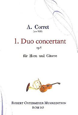 A. Corret Notenblätter Duo concertant Nr.1 op.5 für