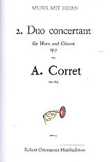 A. Corret Notenblätter Duo concertant Nr.2 op.7 für Horn