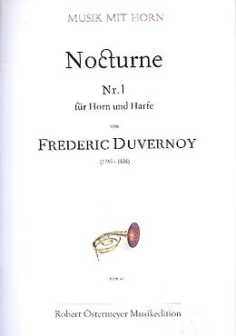 Frederic Nicholas Duvernoy Notenblätter Nocturne Nr.1 für Horn und Harfe
