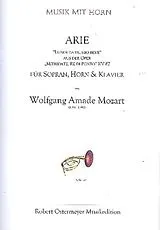Wolfgang Amadeus Mozart Notenblätter Lungi da te, mio bene KV87