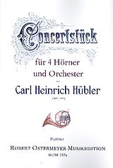 Carl Heinrich Hübler Notenblätter Concertstück