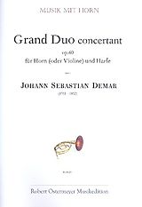 Johann Sebastian Demar Notenblätter Grand Duo concertant op.60 für Horn