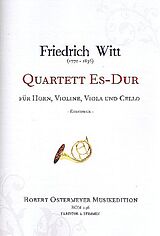 Friedrich Witt Notenblätter Quartett