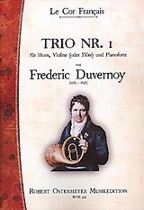 Frederic Nicholas Duvernoy Notenblätter Trio c-Moll Nr.1