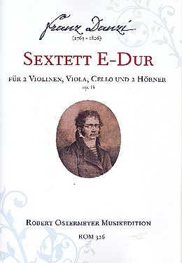 Franz Danzi Notenblätter Sextett E-Dur op.15 für 2 Violinen, Viola