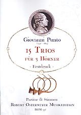 Johann Wenzel ) Punto Giovanni (= Stich Notenblätter 15 Trios
