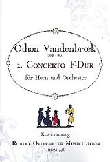 Othon Vandenbroek Notenblätter Konzert F-Dur Nr.2 für Horn und Orchester
