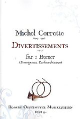 Michel Corrette Notenblätter Divertissements op.7