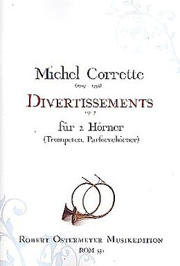 Michel Corrette Notenblätter Divertissements op.7