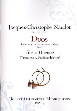 Jacques Christophe Naudot Notenblätter Duos für 2 Hörner (Trompeten/Parforcehörner)