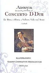 Anonymus Notenblätter Konzert D-Dur für Horn und Orchester