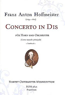 Franz Anton Hoffmeister Notenblätter Konzert Dis-Dur (Es-Dur)