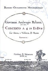 Giovanni Ambrogio Reluzzi Notenblätter Concerto a 4 Es-Dur