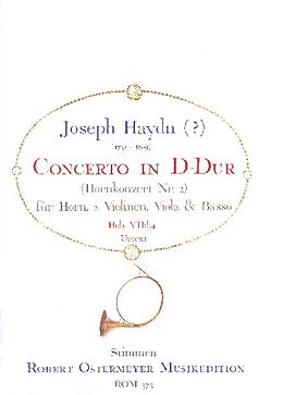 Franz Joseph Haydn Notenblätter Konzert D-Dur Nr.2 Hob.VII4-4