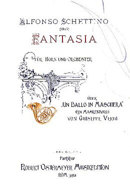 Alfonso Schettino Notenblätter Fantasia über Un ballo in maschera