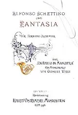 Alfonso Schettino Notenblätter Fantasia über Un ballo in maschera für Horn und Orchester