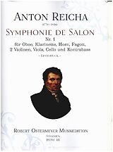 Anton (Antoine) Joseph Reicha Notenblätter Symphonie de Salon Nr.1