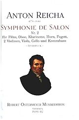 Anton (Antoine) Joseph Reicha Notenblätter Symphonie de Salon Nr.2