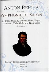 Anton (Antoine) Joseph Reicha Notenblätter Grande Symphonie de Salon Nr.3