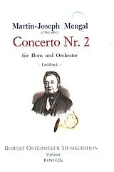 Martin-Joseph Mengal Notenblätter Concerto Nr.2