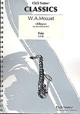 Wolfgang Amadeus Mozart Notenblätter Allegro aus dem Divertimento Nr.1