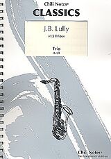 Jean Baptiste Lully Notenblätter 13 Trios