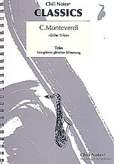 Claudio Monteverdi Notenblätter 10 Trios
