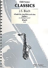 Carl Philipp Emanuel Bach Notenblätter Duett für eine Flöte und eine Violine