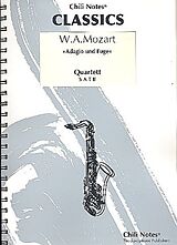 Wolfgang Amadeus Mozart Notenblätter Adagio und Fuge für Sopransaxophon
