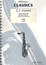 Georg Friedrich Händel Notenblätter Wassermusik (Auswahl) für