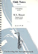 Wolfgang Amadeus Mozart Notenblätter Andante aus der Sinfonie Nr.40