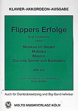  Notenblätter Flippers Erfolgefür Klavier (Akkordeon)