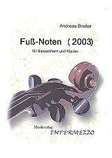 Andreas Breiter Notenblätter Fuss-Noten für Bassetthorn und Klavier