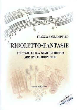 Albert Franz Doppler Notenblätter Rigoletto-Fantasie für 2 Flöten