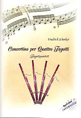 Friedrich Schenker Notenblätter Concertino per quattro fagotti für 3 Fagotte