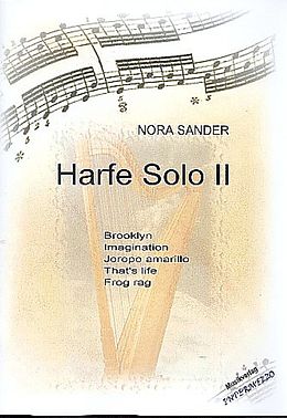 Nora Sander Notenblätter Harfe solo Band 2