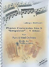 Ludwig van Beethoven Notenblätter 1. Satz aus Konzert Es-Dur Nr.5 op.73 für Klavier und Orchester