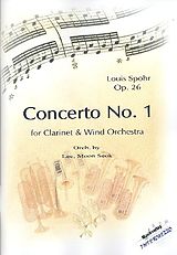 Louis Spohr Notenblätter Konzert c-Moll Nr.1 op.26 für Klarinette und