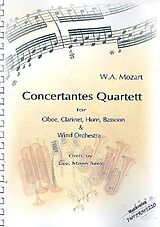 Wolfgang Amadeus Mozart Notenblätter Concertantes Quartett