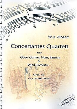 Wolfgang Amadeus Mozart Notenblätter Concertantes Quartett