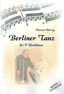 Hartmut Behrsing Notenblätter Berliner Tanz für 4 Trompeten, 4 Posaunen