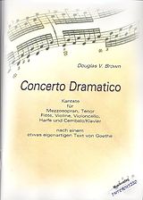 Douglas Victor Brown Notenblätter Concerto dramatico
