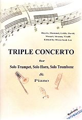 Moon-Seok Lee Notenblätter Tripelkonzert für Horn, Trompete, Posaune und Blasorchester