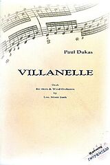 Paul Dukas Notenblätter Villanelle