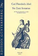 Friedrich Abel Notenblätter 6 easy Sonattas