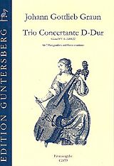 Johann Gottlieb Graun Notenblätter Trio concertante D-Dur